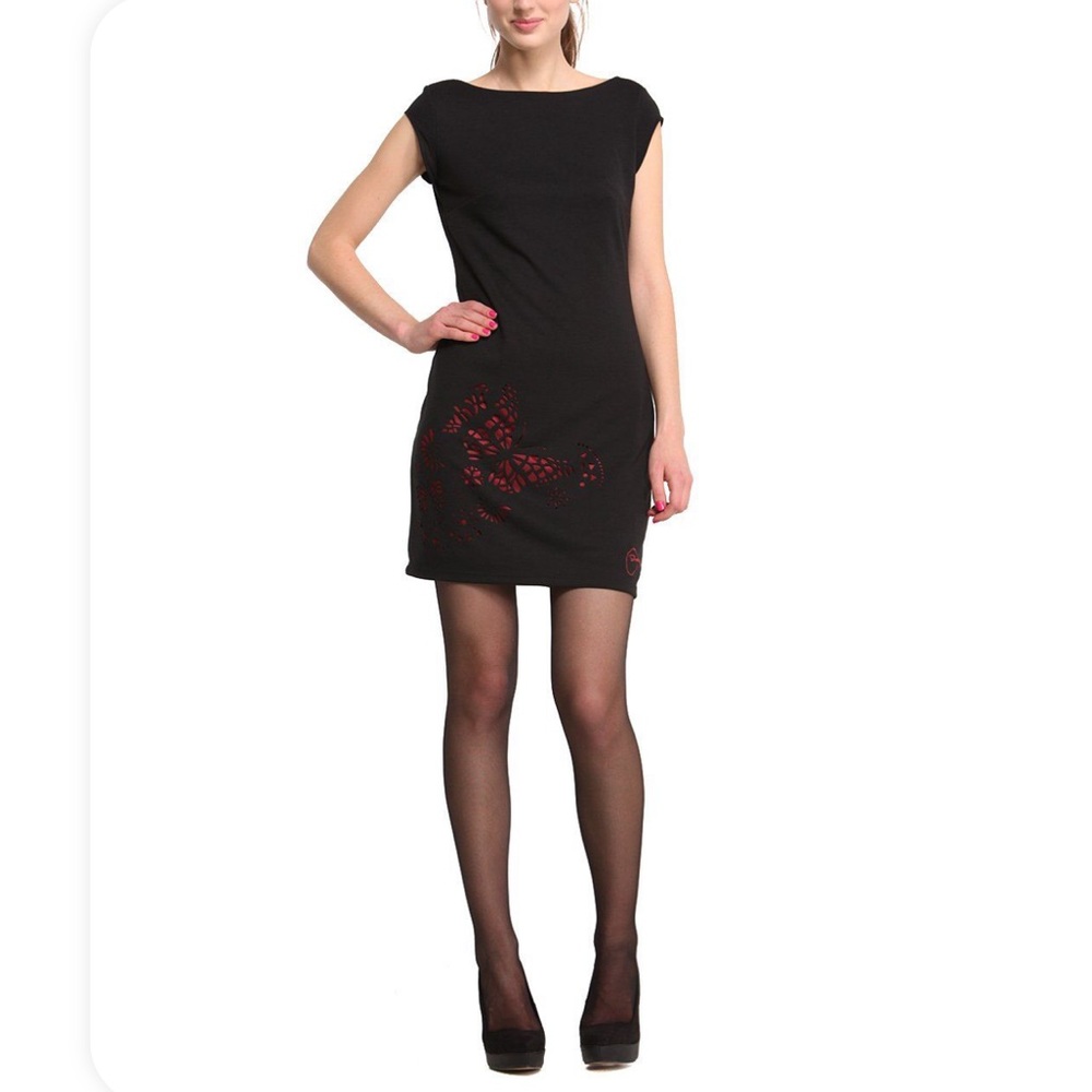 Desigual laser cut dress